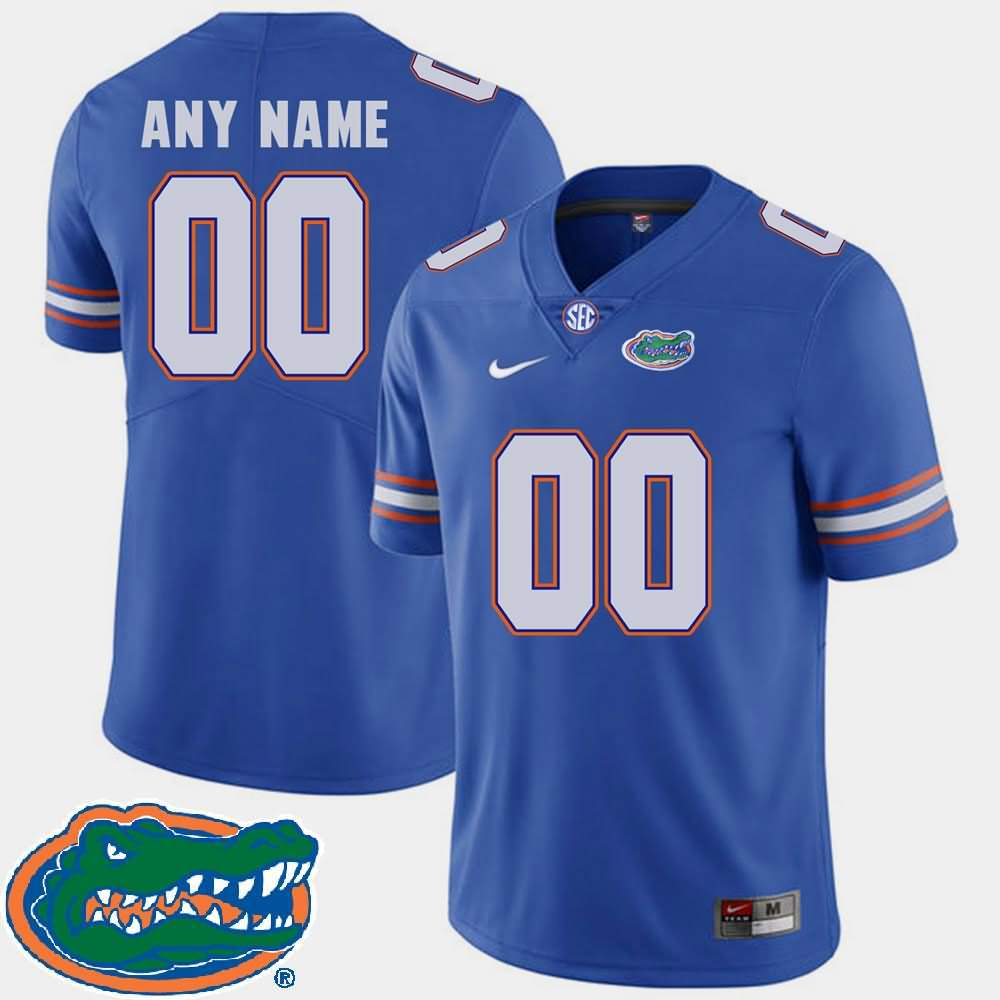 NCAA Florida Gators Customize Men's #00 Nike Royal 2018 SEC Stitched Authentic College Football Jersey DOL1064TG
